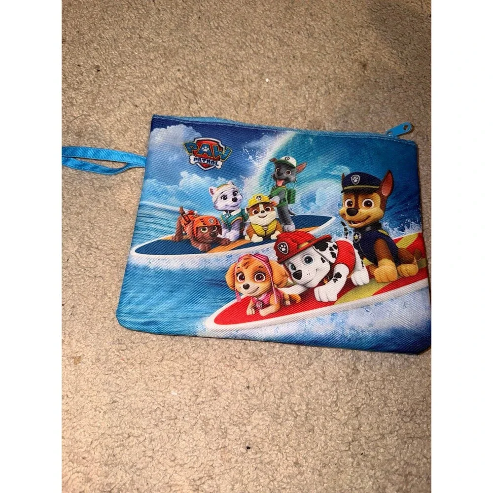 Paw patrol Nickelodeon dog pouch small bag toiletry